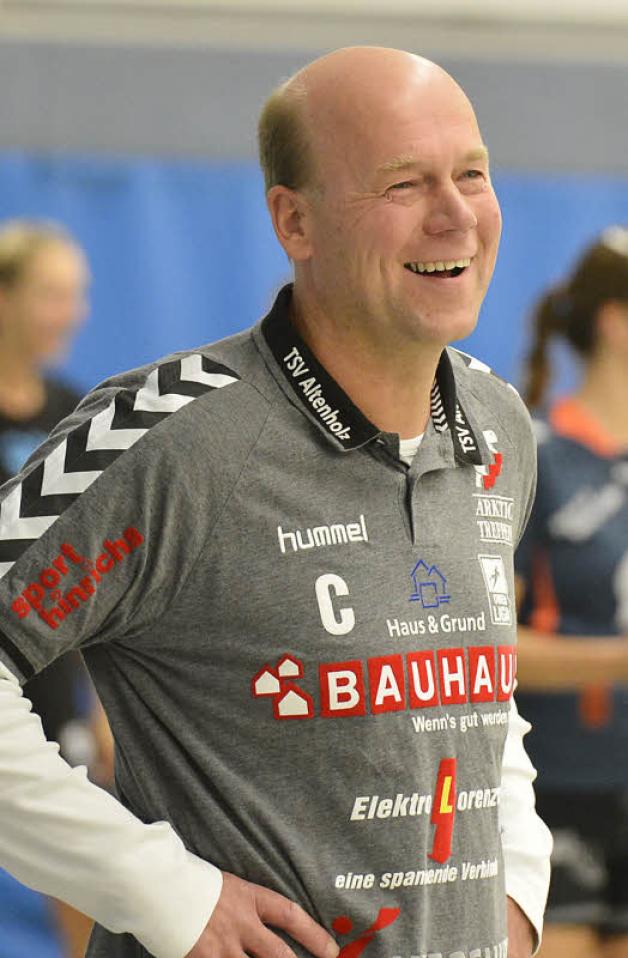 War mit der Leistung seiner Mannschaft sehr zufrieden: Der Altenholzer Coach Hauke Scharff.  