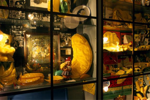 Über 10.000 Ausstellungstücke rund um die Banane warten auf die Besucher.