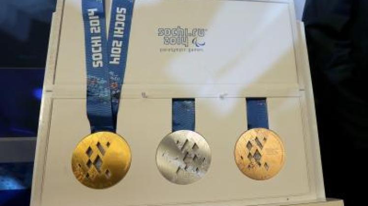  In St. Petersburg wurden die offiziellen Medaillen für die Olympischen Winterspiele 2014 in Sotschi vorgestellt. Foto: Anatoli Maltsew 