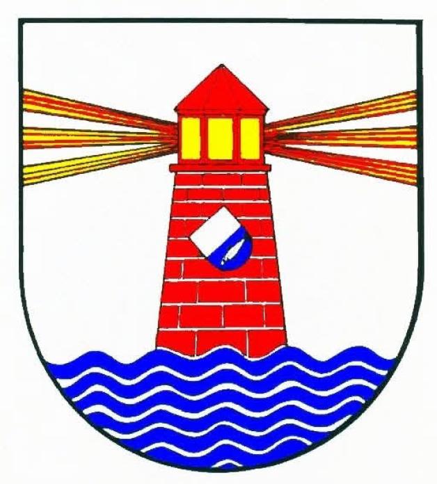 Das alte Wappen Westerlands: Von 1907 bis 2009 war der Leuchtturm mit dem Hering das Wappen der größten Stadt der Insel.