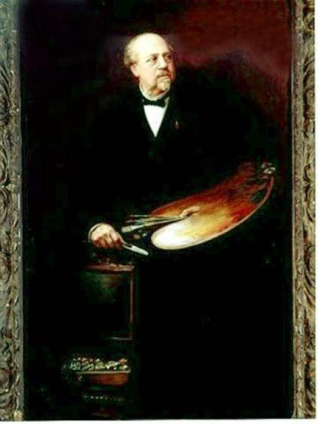 Von ihm gibt es ein großes Bild im Rathaus: August Schenck. Von ihm gibt es ein großes Bild im Rathaus: August Schenck.