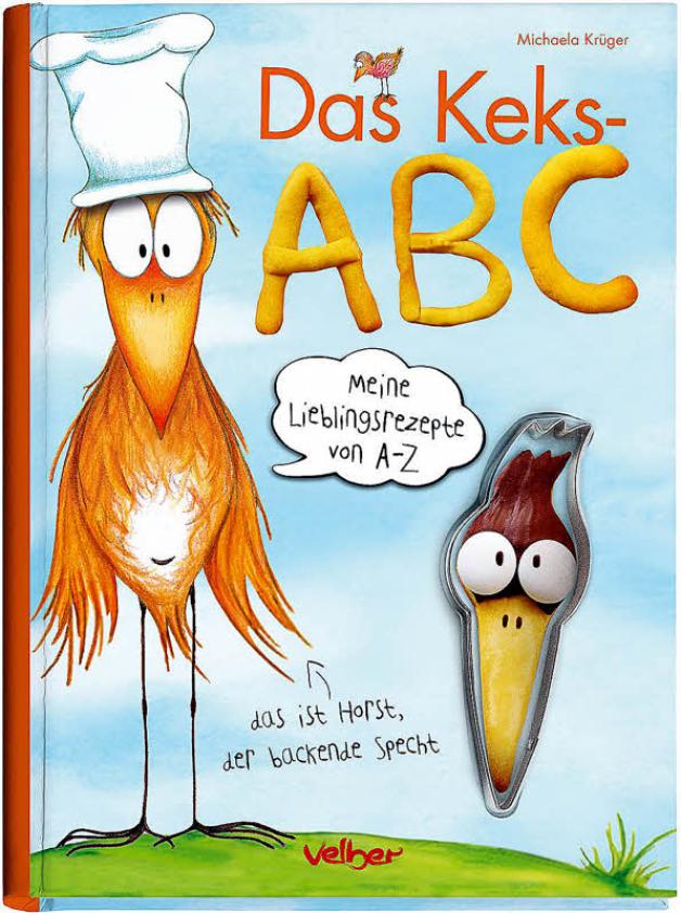Michaela Krüger, „Das Keks-ABC“. Ab 8 Jahren. Mit 26 Rezepten und eine Horst-Ausstechform. 12,99 Euro. Verlag: Velber. 