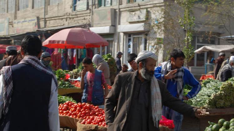 „Salziger Markt“ heißt „Shor Bazar“, wo Khaled Waziri den Händler Noor Gul traf.