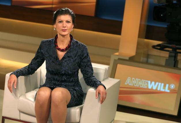 Sahra Wagenknecht bei Anne Will. Sahra Wagenknecht bei Anne Will.