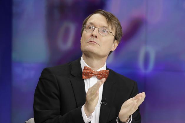 Karl Lauterbach bei Maybrit Illner. Karl Lauterbach bei Maybrit Illner.