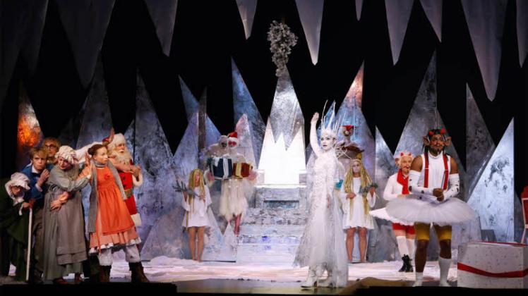 Das Weihnachtsmärchen „Die Schneekönigin“  hat dem Theater 25 000 Besucher gebracht. 