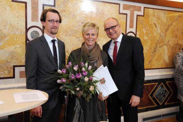Anja Hauffe vom Recknitz-Campus Laage wird Lehrerin des Jahres in MV. Ministerpräsident und Bildungsminister gratulieren.   