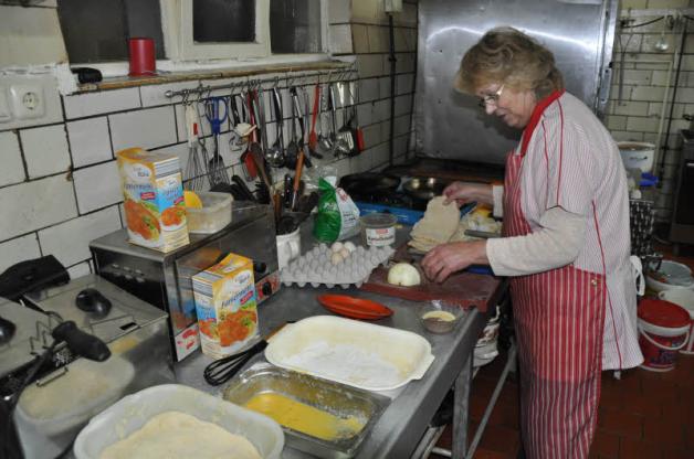Ewa Meyer kochte alle Mittagessen selbst. Ewa Meyer kochte alle Mittagessen selbst.