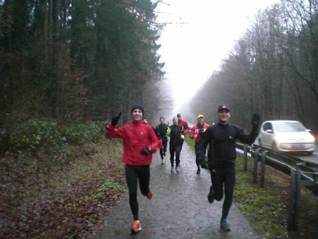 In Wittenburg gingen am Silvester-Morgen die Läufer auf den Kurs.