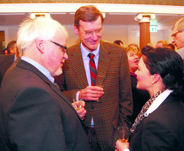 Generalstaatsanwalt Wolfgang Müller-Gabriel, Amtsgerichtsdirektor Christian Blöcker, Rechtsanwältin und CDU-Ratsfrau Steffanie Hildebrandt (von links).