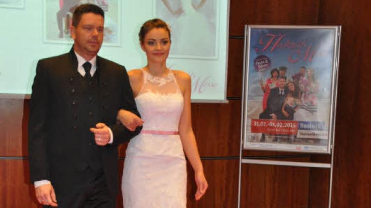 Hochzeitspaar auf Probe: Mario Siegel und Juliane Turloff