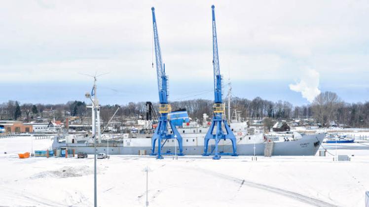 Letzter Aufenthalt: Im Februar 2012 besuchte die „Stubnitz“ in Rostock. Letzter Aufenthalt: Im Februar 2012 besuchte die „Stubnitz“ in Rostock.