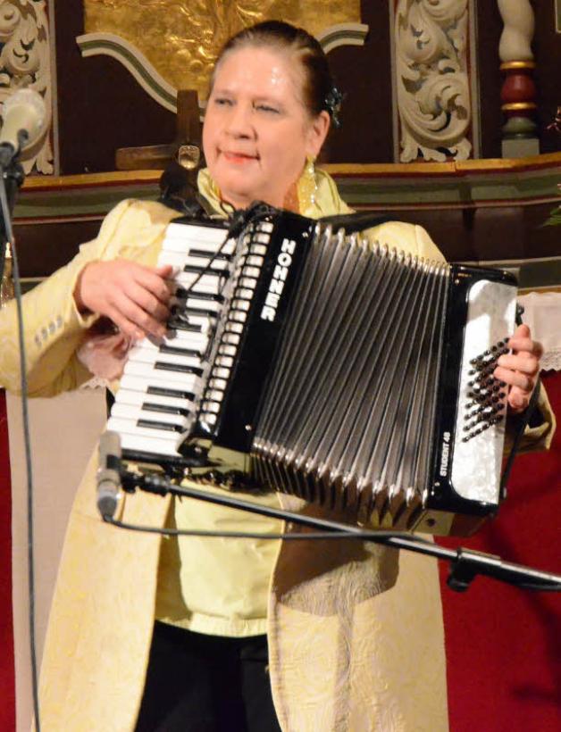 Trat am Wochenende gleich zwei Mal in Lägerdorf auf: Sängerin Kathy Kelly. 