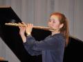 Charlotte Kuffer hat sich mit ihrer Querflöte die Qualifikation für den Landesausscheid „Jugend musiziert“ erspielt.  