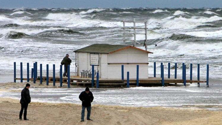 Orkantief „Britta“ brachte im November 2006 eine Sturmflut von bis zu 1,50 Meter über dem mittleren Wasserstand. 