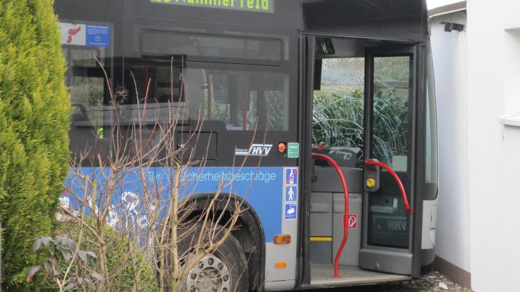 Linienbus landet in SHZ