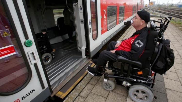 Unbeschwert Reisen: Bahnfahren ist mit dem Rollstuhl in Bützow bald kein Problem mehr. 
