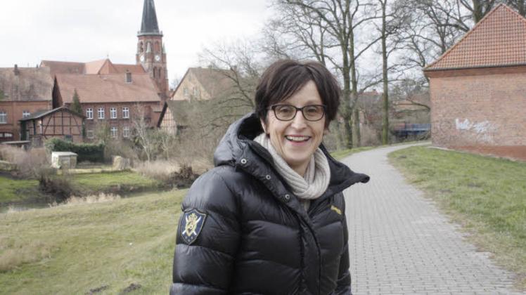 Sabine Schinkel lebt seit sechs Jahren in Dömitz und steht nun an der Spitze der Initiative LuK.  