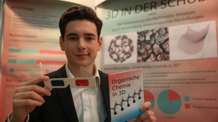 Interesse für Naturwissenschaften wollte Aliaksandr Piarerva mit seinem Projekt „3D in der Schule“ wecken.   Fotos: josefine rosse 