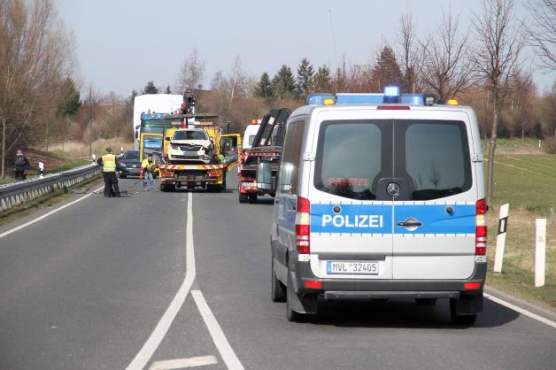 Drei Verletzte bei Unfall bei Rostock