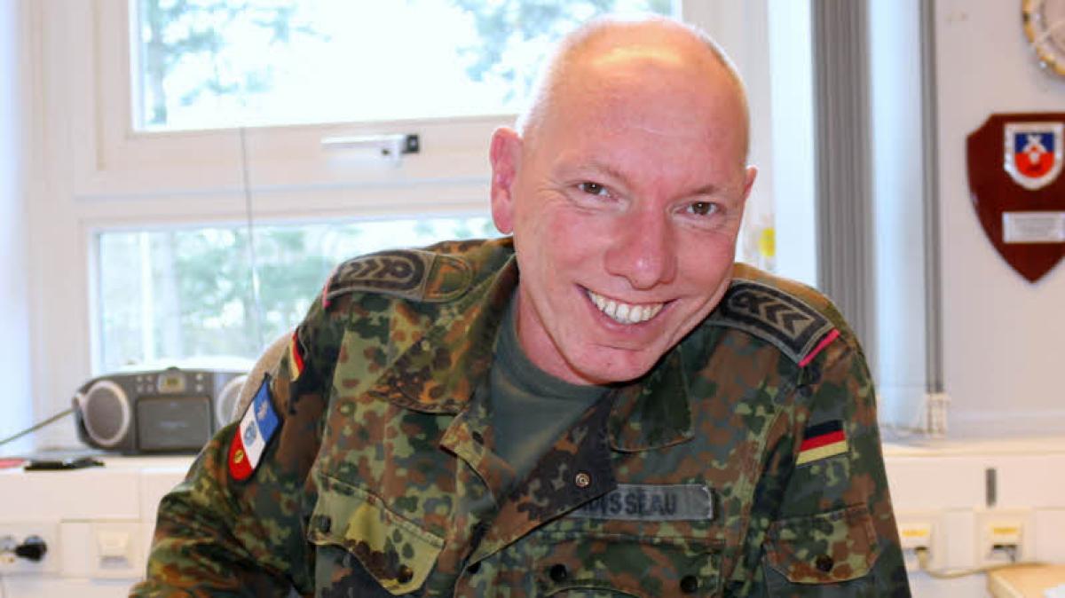 Für Oberstabsfeldwebel Rousseau ist es ein endgültiger Abschied