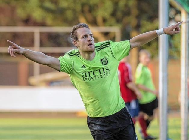 FCE-Torjäger Jan Lüneburg  erzielte beim 1:1  im Hinspiel die frühe 1:0-Führung.  Foto: Völz