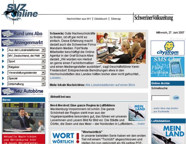 2006 – Menü schmaler, Themen vielfältiger 2006 – Menü schmaler, Themen vielfältiger
