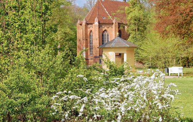Blumengarten im Ludwigsluster Schlosspark