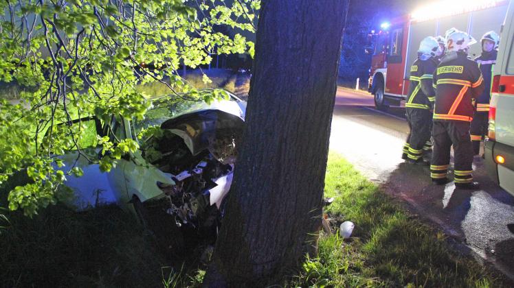 Mit Auto frontal gegen Baum: 75-Jähriger stirbt bei Unfall in Rostock