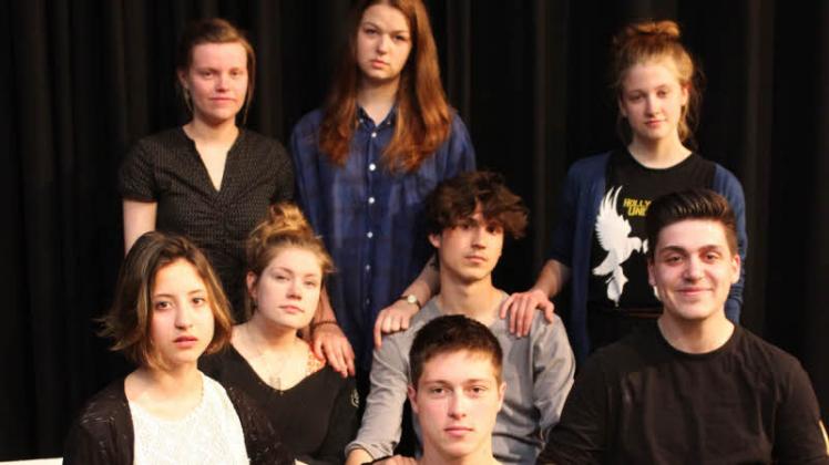 Die jungen Darsteller aus der Theatergruppe Taggs überzeugten bei der Premiere des Jugendstücks „Das Tierreich“.  