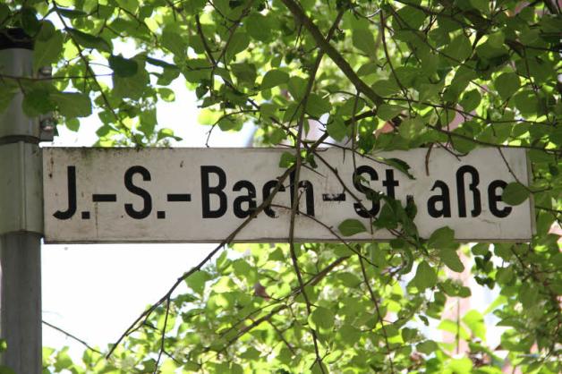Dieses Verkehrsschild ist unter der Baumkrone der Johann-Sebastian-Bach-Straße kaum zu sehen. Dieses Verkehrsschild ist unter der Baumkrone der Johann-Sebastian-Bach-Straße kaum zu sehen.
