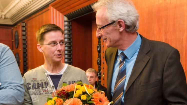 Kathrin Lohmann wurde am Freitag mit drei weiteren Personen der Delmenhorster Preis für Zivilcourage verliehen. 