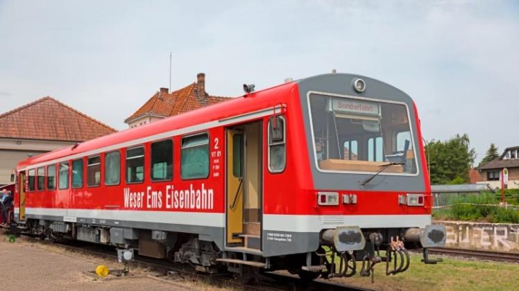 Der Weser Ems Express startet neuerdings zu Ausflugsfahrten von Ankum aus. 