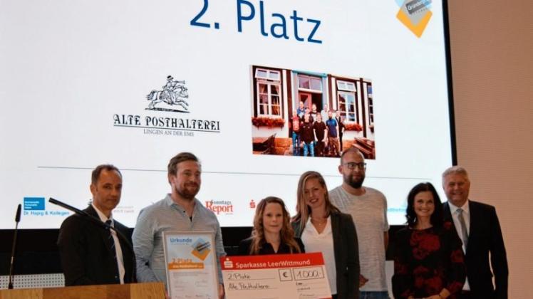 Beim Wettbewerb um den Gründerpreis Nordwest hat die Alte Posthalterei in Lingen den zweiten Platz belegt. 