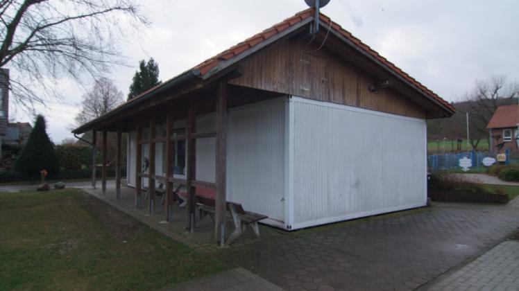 Die Basis sind Container: das „Clubhaus Eibe 90“ unterhalb des Wehrendorfer Kindergartens.