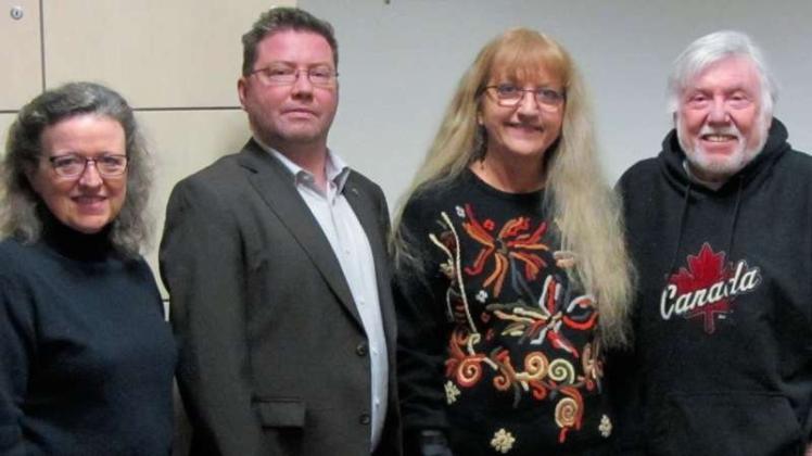 Der neue Vorstand der Arbeitsgemeinschaft Meller Selbsthilfegruppen (AMS) mit der Vorsitzenden Margit Bunk (Dritte von links). 