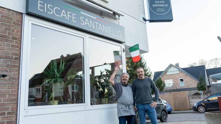 Aus dem altbewährten Eiscafè Amalfi wird Eiscafè Santianello in OS-Schinkel 
