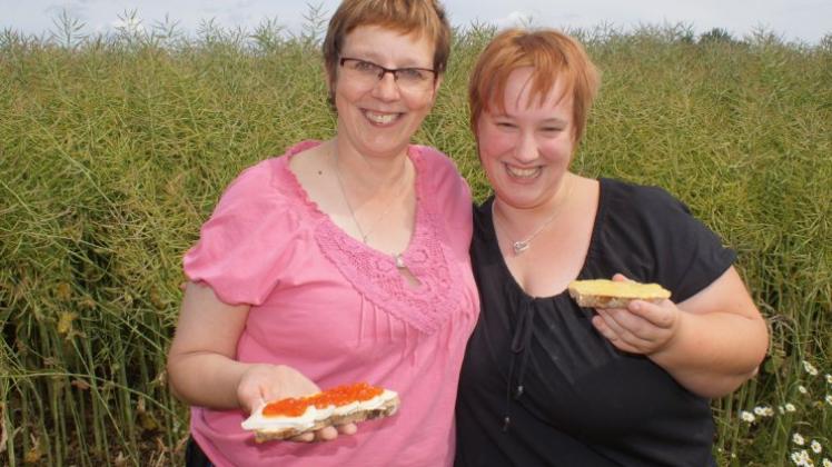 Sie schwören auf selbst gemachte Marmeladen: Jutta Payne (links) und ihre Tochter Ann-Christin. 