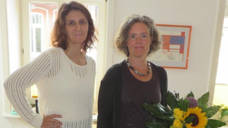 Wechsel beim Hospizverein Quakenbrück: Ulrike Michel (rechts) löst Martina Hensel als hauptamtliche Koordinatorin ab. 