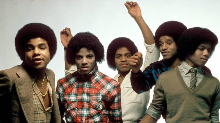 Ihre Tourneen lockten Millionen an: „The Jackson Five“ mit (von links) Jackie, Michael, Tito, Jermaine und Marlon. 