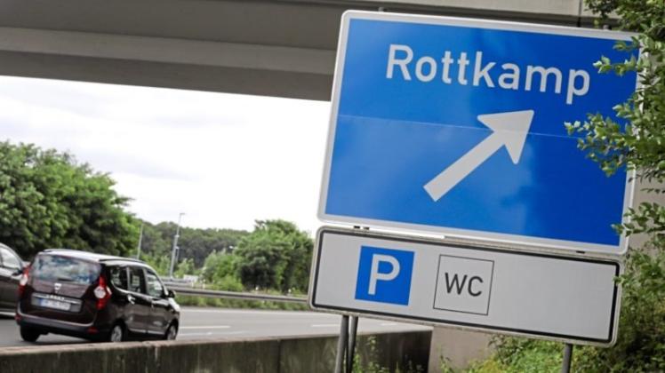 Der Rastplatz Himbergen an der A30 zwischen Bissendorf und Gesmold heißt jetzt Rottkamp. 