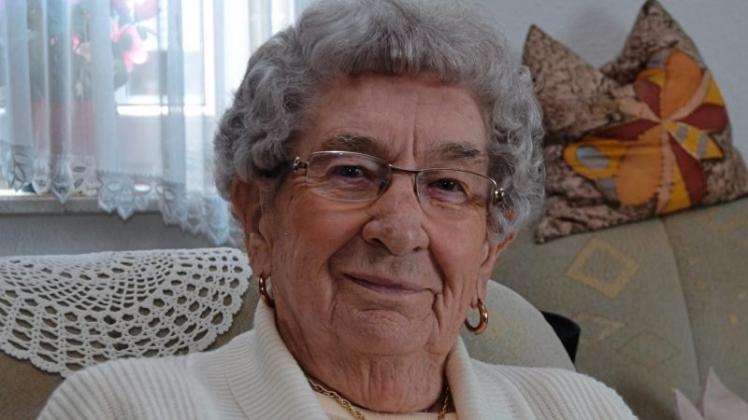 Wird heute 90 Jahre alt: Marga Rakow. 