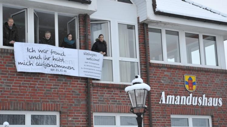 Gläubige in Aschendorf zeigen Flagge für