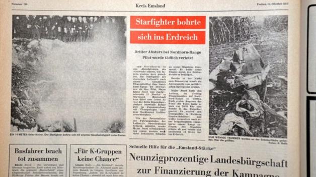 1977 häuften sich die Unglücke mit Kampfflugzeugen im | NOZ