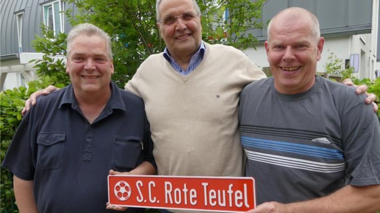 Der neue Vorstand des SC Rote -Teufel: Stephan Ruhe, Hans-Walter Brinkmann und Jürgen Vagt (von links). 