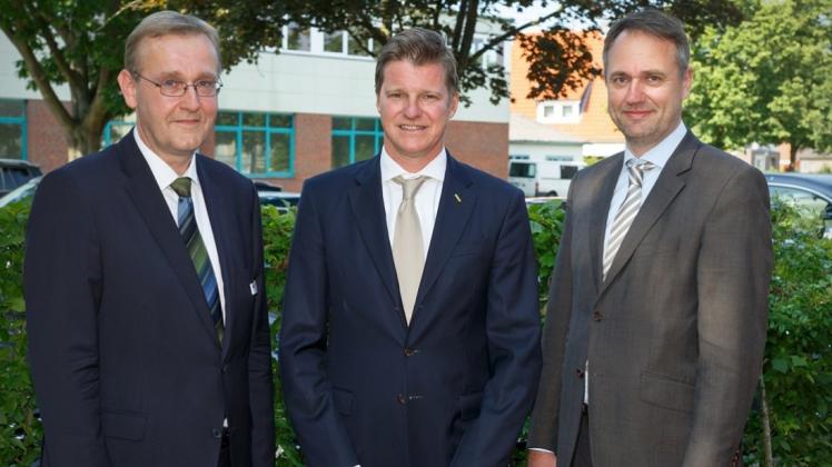 Konstituierende Sitzung des IHK Beirates Delmenhorst / Oldenburg Land: (von links) Bernd Seifert, Stefan Schnier und Dirk Christoffers. 