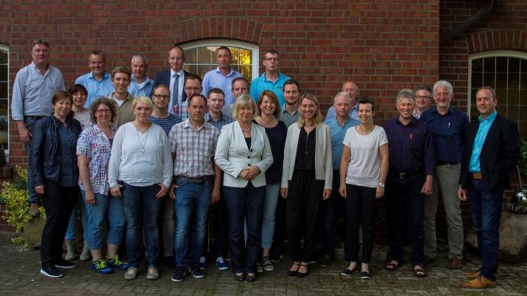 Die Kandidaten der CDU-Wietmarschen für die Kommunalwahl 2016. 