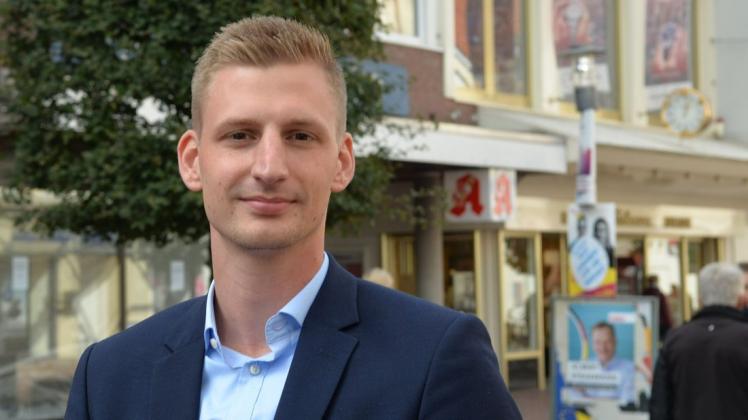 Der 27-jährige Jonas Berger ist neuer Citymanager der Stadt Lingen.