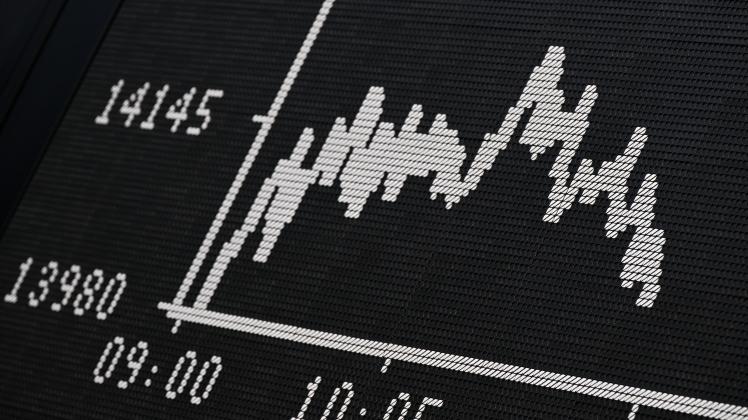 Der Krieg in der Ukraine hat natürlich auch Folgen für die Finanzmärkte. Ukraine-Krieg - Frankfurter Börse