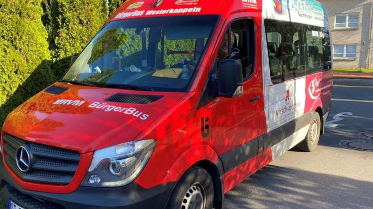 Ein Bürgerbus - wie hier in der Gemeinde Westerkappeln - soll in Werlte noch in diesem Jahr starten.